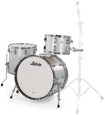 Ludwig Classic Maple Fab 22 Silver S. būgnų korpusų komplektas