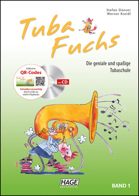 Hage Musikverlag Tuba Fuchs 1 tūbos mokomoji medžiaga