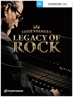 Toontrack SDX Legacy Of Rock garsų biblioteka