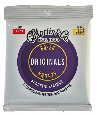 Martin Guitars M140 The Originals akustinės gitaros stygos