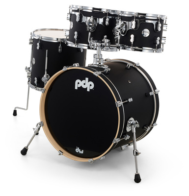 DW PDP CM4 Standard Satin Black būgnų korpusų komplektas