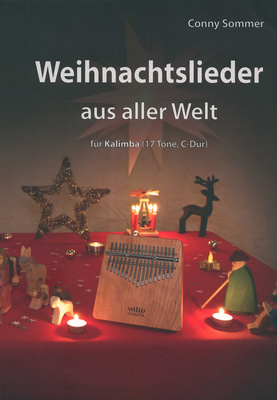 Conny Sommer Weihnachtslieder Kalimba mušamųjų dainų knyga