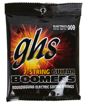 GHS GB7CL Boomers 009 - 062 7 stygų elektrinės gitaros stygos  