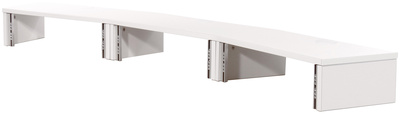 Thon Studio Ext. Desk 3U WH curved didžėjaus stalas