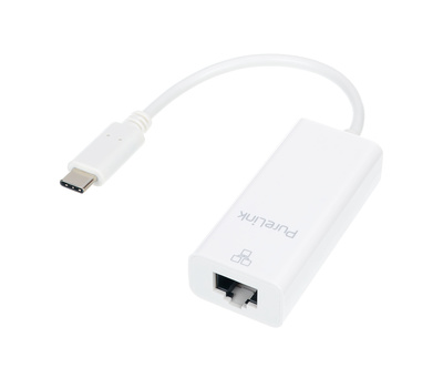 PureLink IS260 USB-C/RJ45-1G-W kompiuterio adapteris
