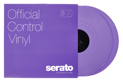 Serato Neon-Series Vinyl Violet timecode plokštelė