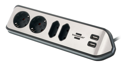 Estilo Socket Strip 4Way BK