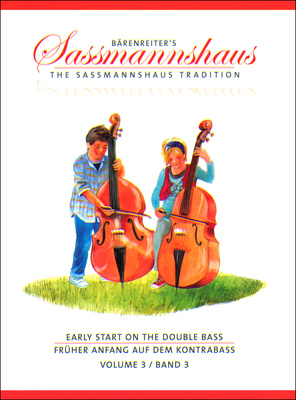 Bärenreiter Sassmannshaus Anfang Bass 3 mokomoji medžiaga kontrabosui