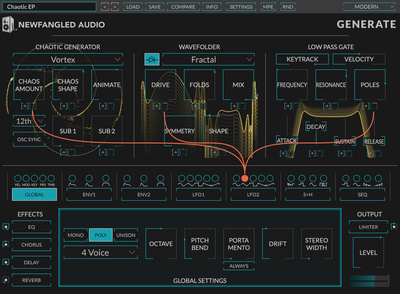 Newfangled Audio Generate virtualus instrumentas  