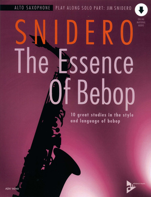 Advance Music Essence of Bebop A-Sax pažengusi saksofono literatūra