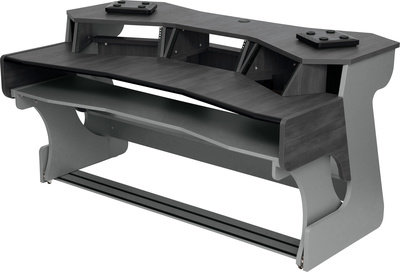 Zaor Miza X2 Flex Wengé Grey studijos baldai