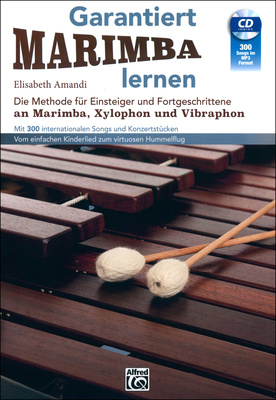 Alfred Music Publishing Garantiert Marimba lernen marimbos mokomoji literatūra