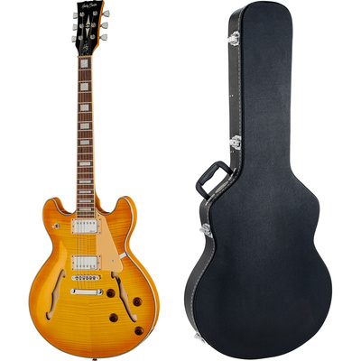 Harley Benton HB-35Plus Lemon pusiau akustinė gitara  