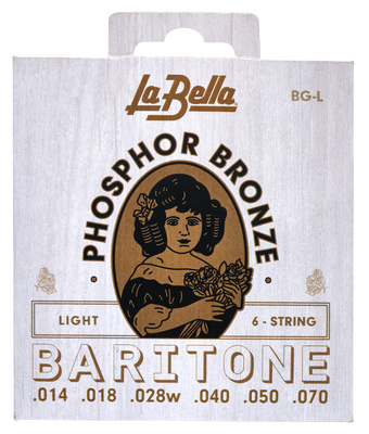 La Bella BG-L Phosphor Bronze Baritone akustinės gitaros stygos