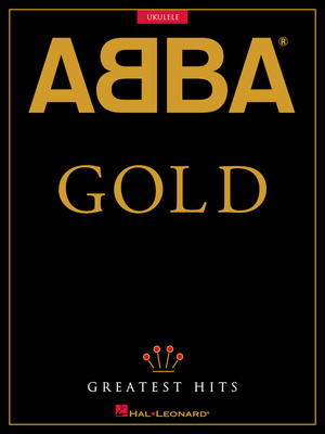 Hal Leonard Abba Gold Ukulele ukulelės natų knyga