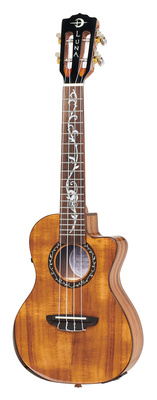Luna Guitars Uke Vineyard Koa Bev. Conc PU