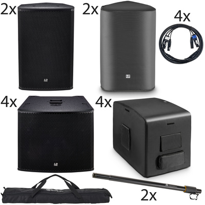LD Systems Stinger High Power Bundle garso sistema grupei