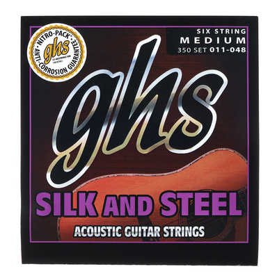 GHS Silk and Steel 350 011-048 akustinės gitaros stygos