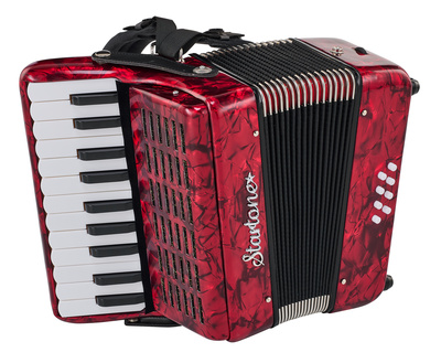 Startone Kids Accordion Red MKII vaikiškas akordeonas  