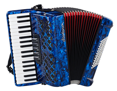Startone Piano Accordion 72 Blue MKII pianinis akordeonas