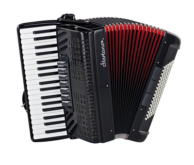 Startone Piano Accordion 96 Black MKII pianinis akordeonas