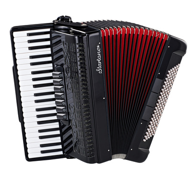 Startone Piano Accordion 120 Black MKII pianinis akordeonas