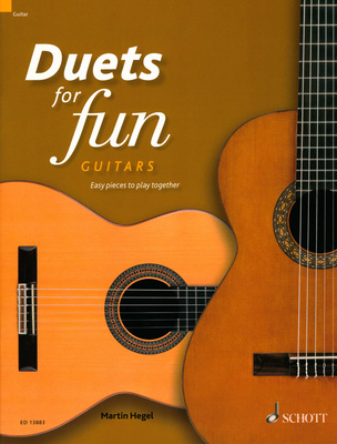 Schott Duets For Fun Guitar klasikinės gitaros literatūra
