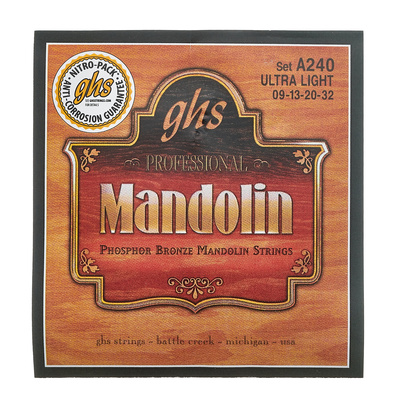 GHS A240 Mandolin Ultra Light stygos mandolinoms