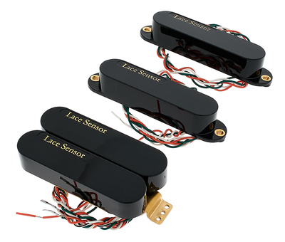 Lace Pickups Deluxe Plus Set BK elektrinės gitaros single coil garso nuėmėjai