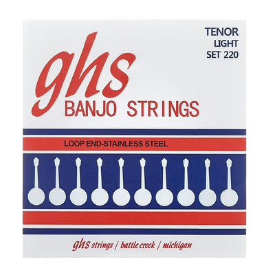 GHS 220 Banjo String Set Light banjo stygos