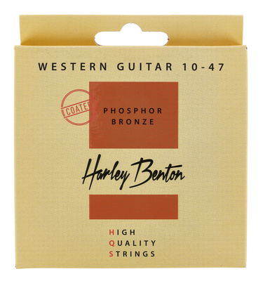 Harley Benton HQS WE 10-47 PB Coated dengtos akustinės gitaros stygos