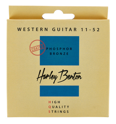 Harley Benton HQS WE 11-52 PB Coated dengtos akustinės gitaros stygos  