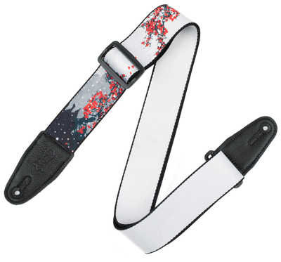 Levys Poly Strap 2" Cherry Blossoms gitaros diržas