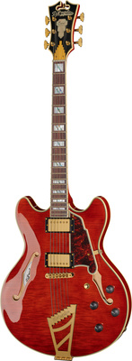 DAngelico Excel DC Viola pusiau akustinė gitara