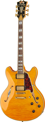 DAngelico Excel DC Vintage Natural pusiau akustinė gitara  