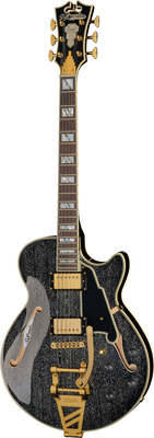 DAngelico Excel SS Black Dog pusiau akustinė gitara