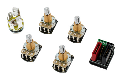 EMG 1 arba 2 Pickups Wiring Kit LH gitarų elektronikos rinkinys