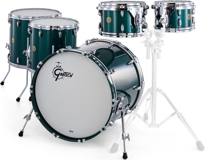 Gretsch Drums US Custom 2up 2down Green akustinis būgnų komplektas