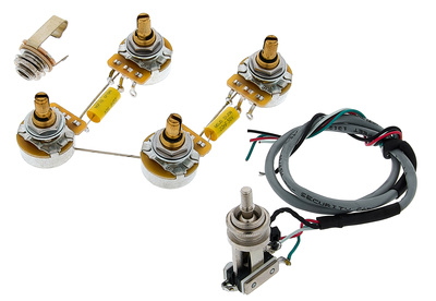 Mojotone SC Sh. Shaft Pre-Wired Harness gitaros potenciometras