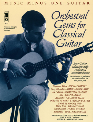 Music Minus One Orchestral Gems Guitar literatūra klasikinei gitarai