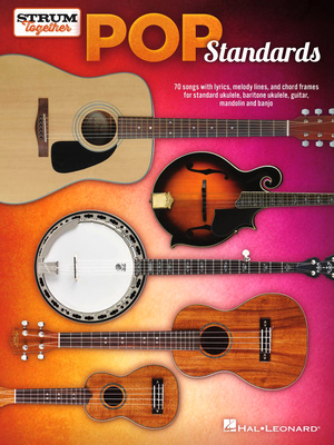 Hal Leonard Strum Together Pop Standards akustinės gitaros dainų knyga