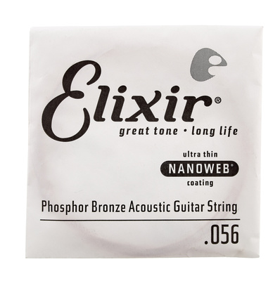 Elixir .056 Phosphor Bronze pavienė gitaros styga