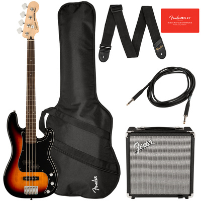 Squier Aff. P Bass PJ PACK 3-SB bosinės gitaros komplektas