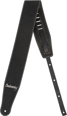 Sadowsky MetroLine Leather Strap BK BS odinis gitaros diržas