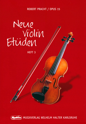 Musikverlag Wilhelm Halter Pracht Neue Violin Etüden 3 pažengusi smuiko literatūra