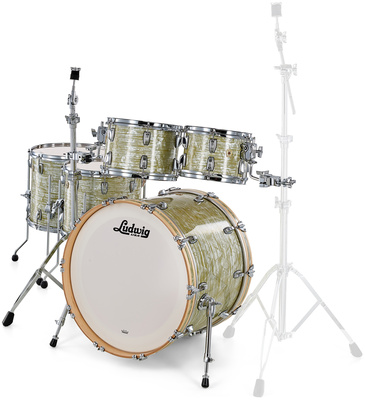 Ludwig Classic Maple 5pcs Olive Pearl būgnų korpusų komplektas