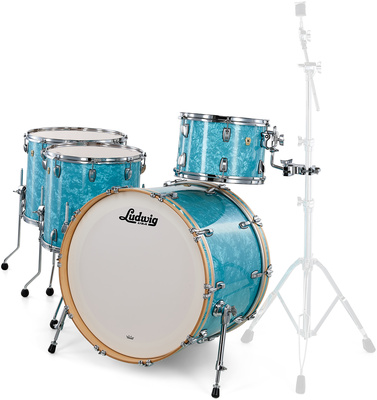 Ludwig Classic Maple 4pcs 24" G.Blue būgnų korpusų komplektas