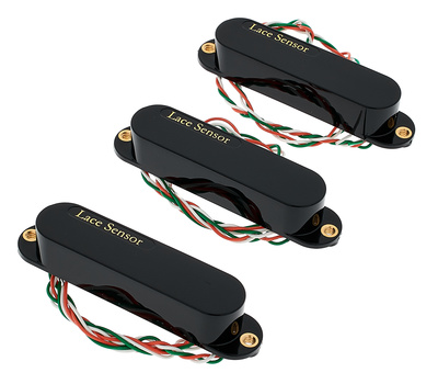 Lace Pickups Sensor Gold 3 Pack BK elektrinės gitaros single coil garso nuėmėjai