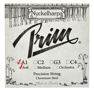 Prim Nyckelharpa String A1 Soft stygos
