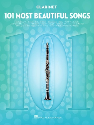 Hal Leonard 101 Beautiful Songs klarnetui dainų rinkinys